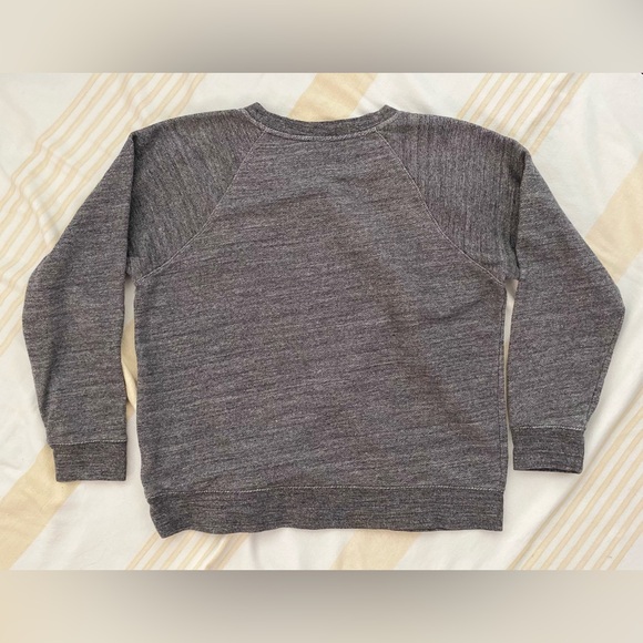 J. Crew 💎 Beloved Bejeweled Sweatshirt, Black Label, Raglan Sleeve, SZ L - Picture 13 of 14